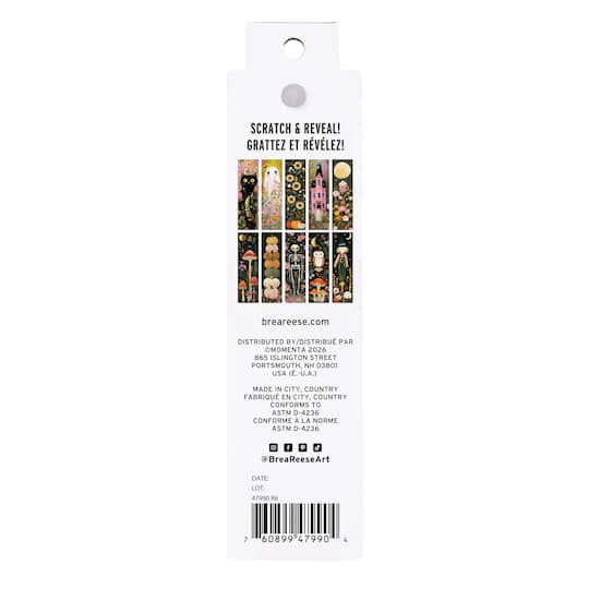 Brea Reese® Meadow Creatures Scratch Art Bookmarks